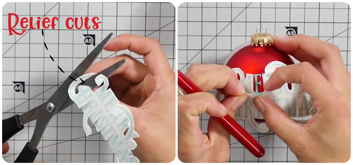 Quick Christmas Ornaments  Expressions Vinyl