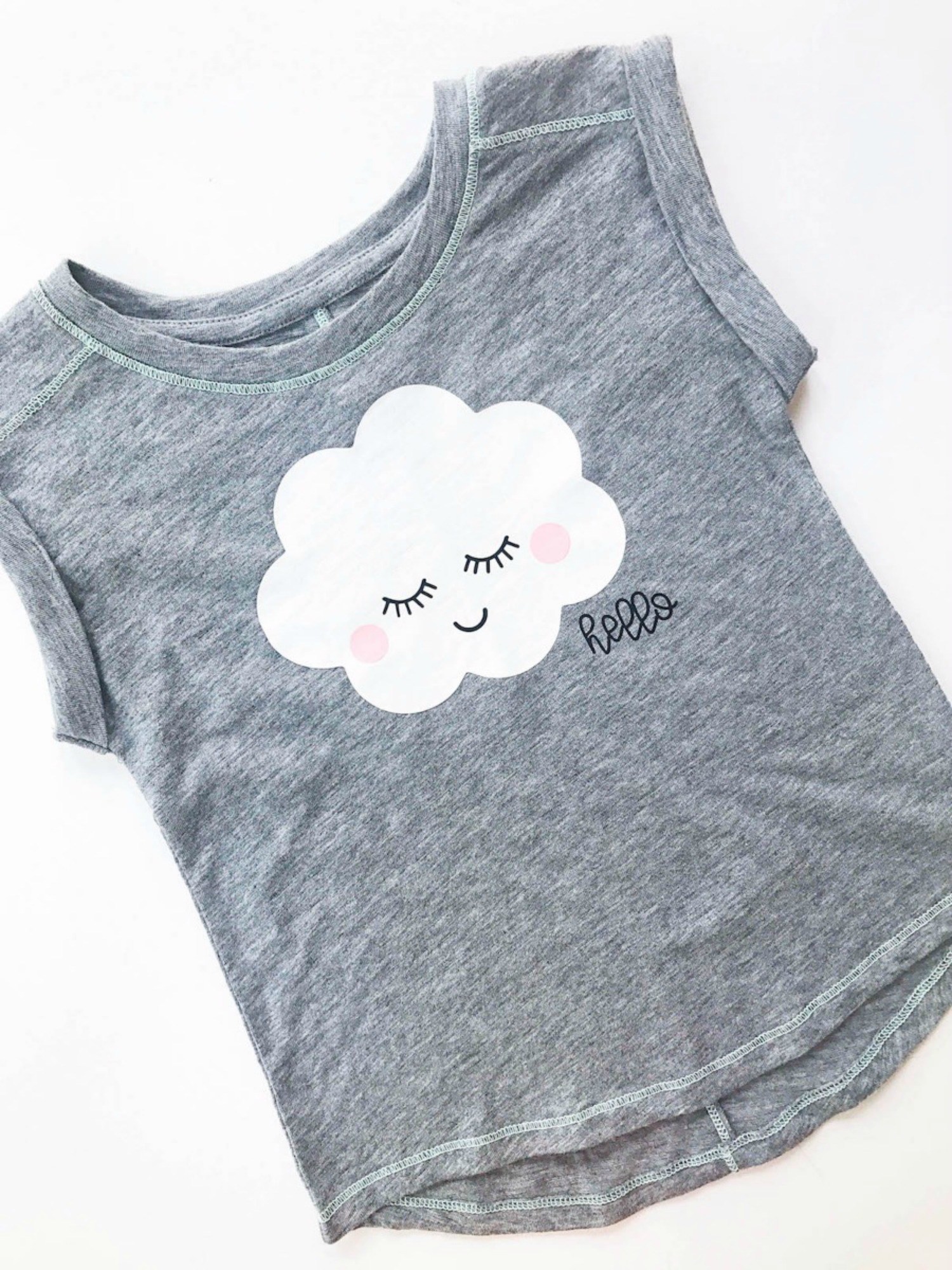 Download Cloud shirt with layered heat transfer vinyl - Expressions ...