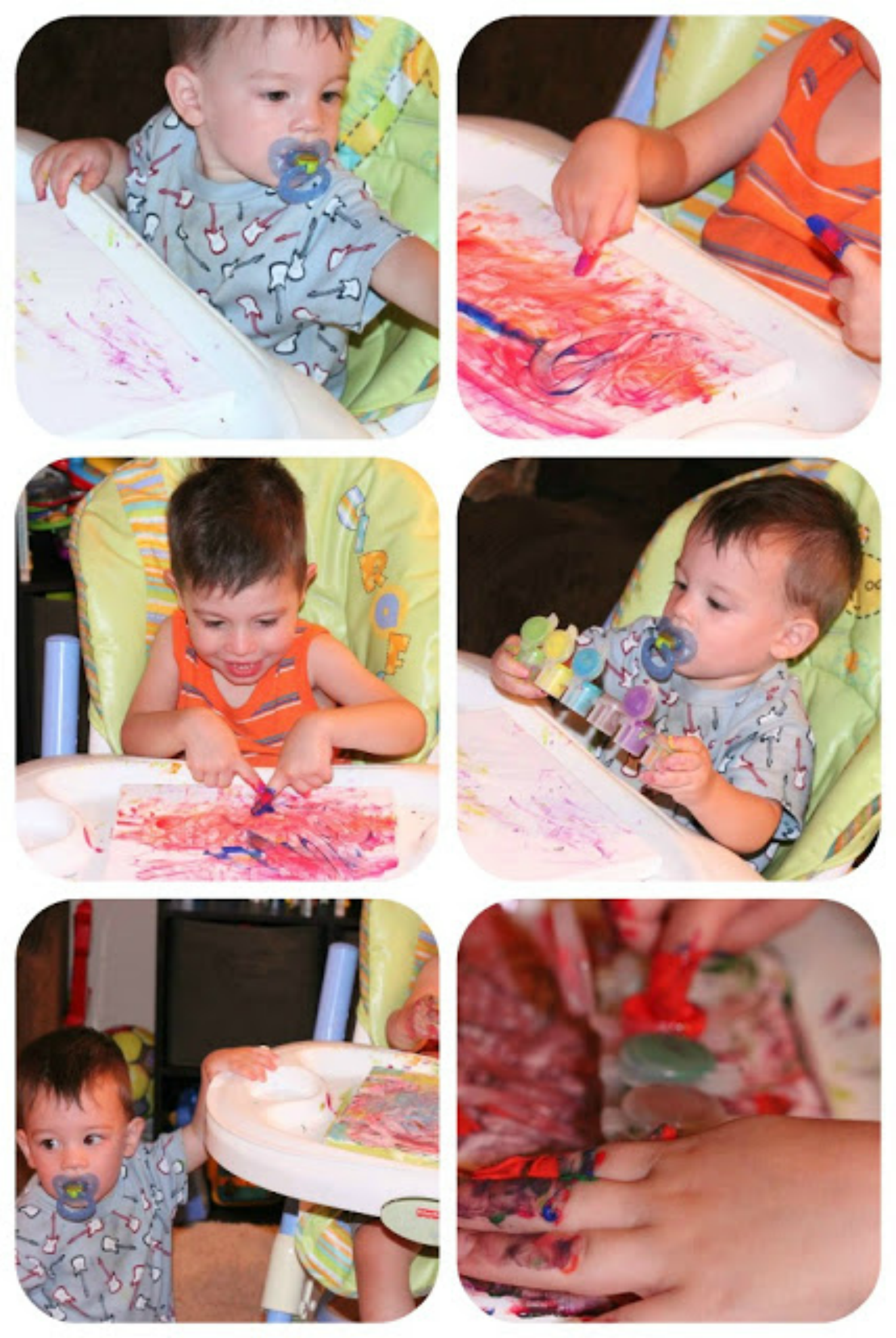 Toddler Project: Finger Painting Canvas - Expressions Vinyl