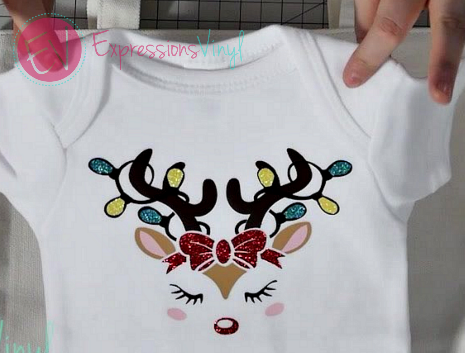 Antlers on Brown - HTV Pattern