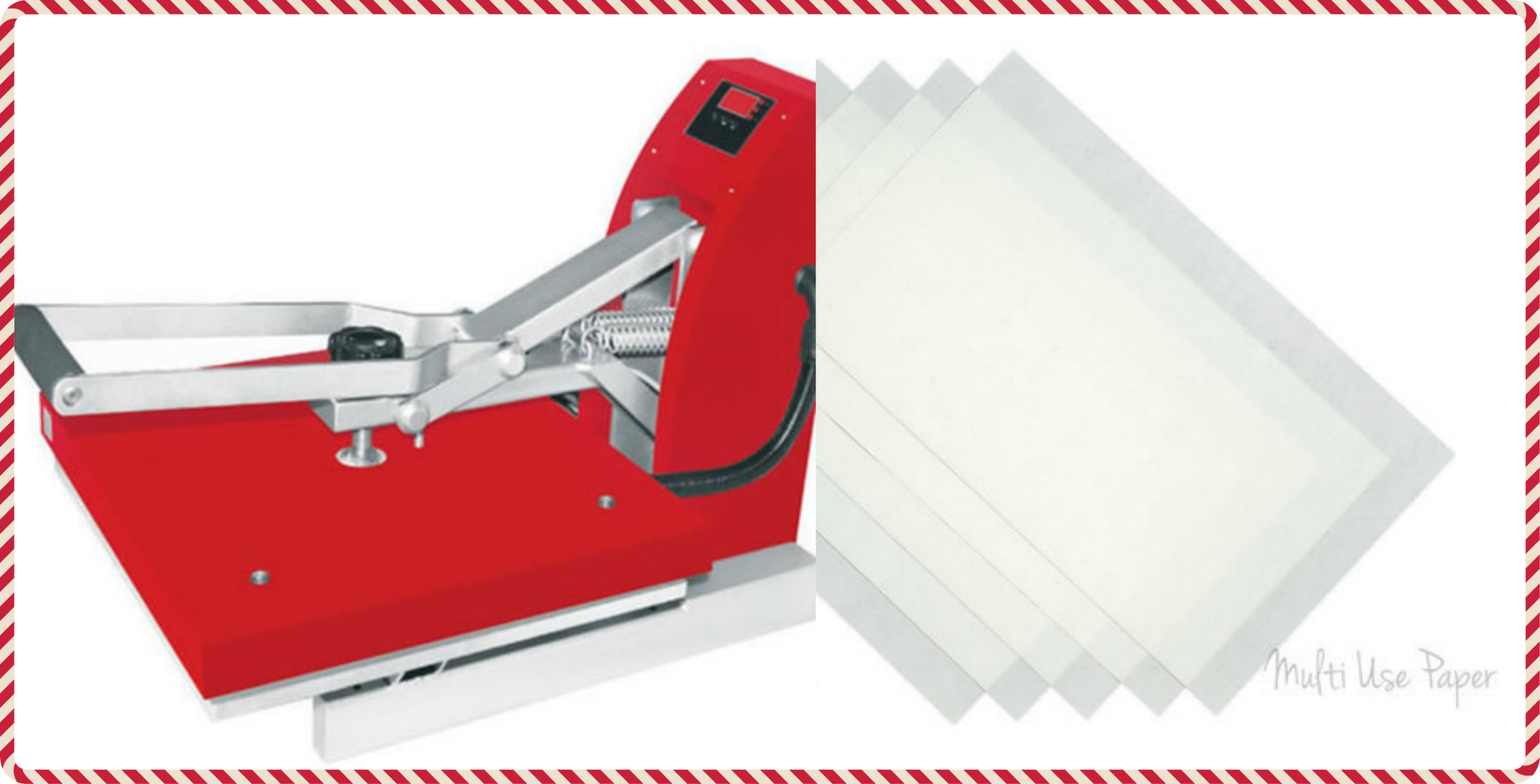 Siser red clam Heat Press & Multi Use Paper