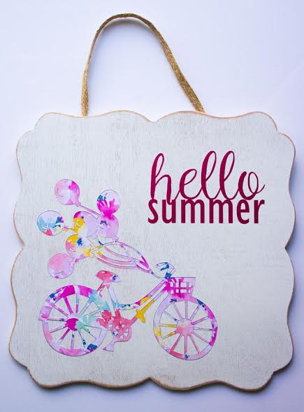 hello summer sign with printable vinyl expressions vinyl