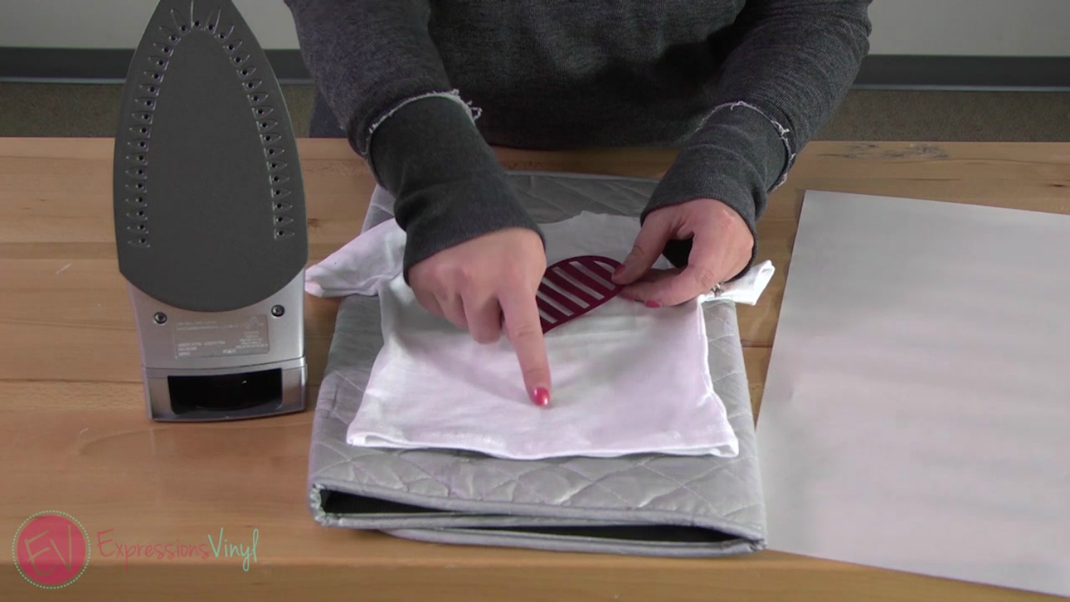 How to Apply an Iron On Transfer to a Garment 