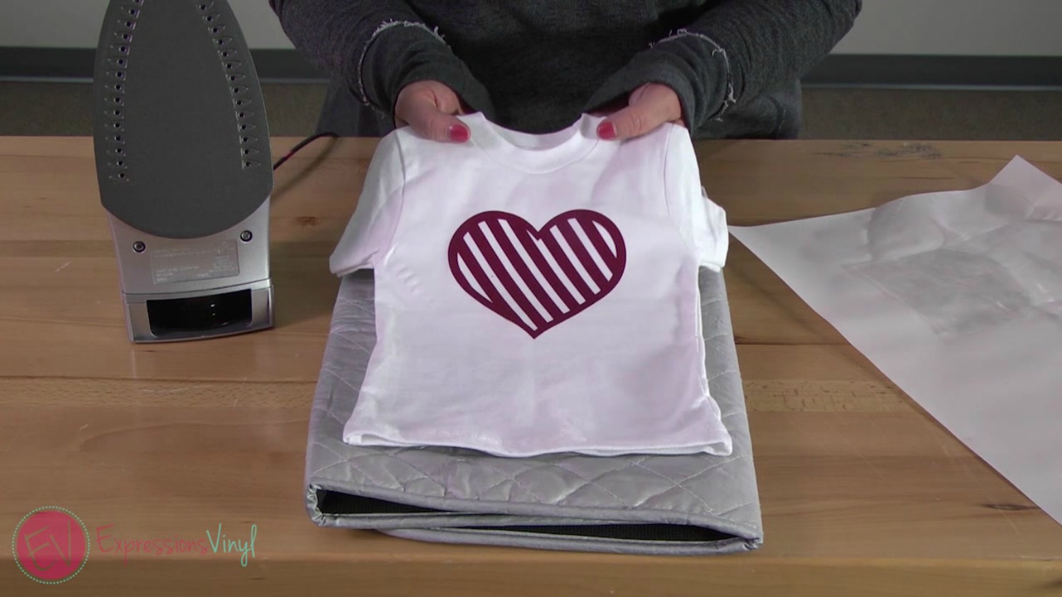 Heating Up: Using An Iron To Apply Heat Transfer Vinyl