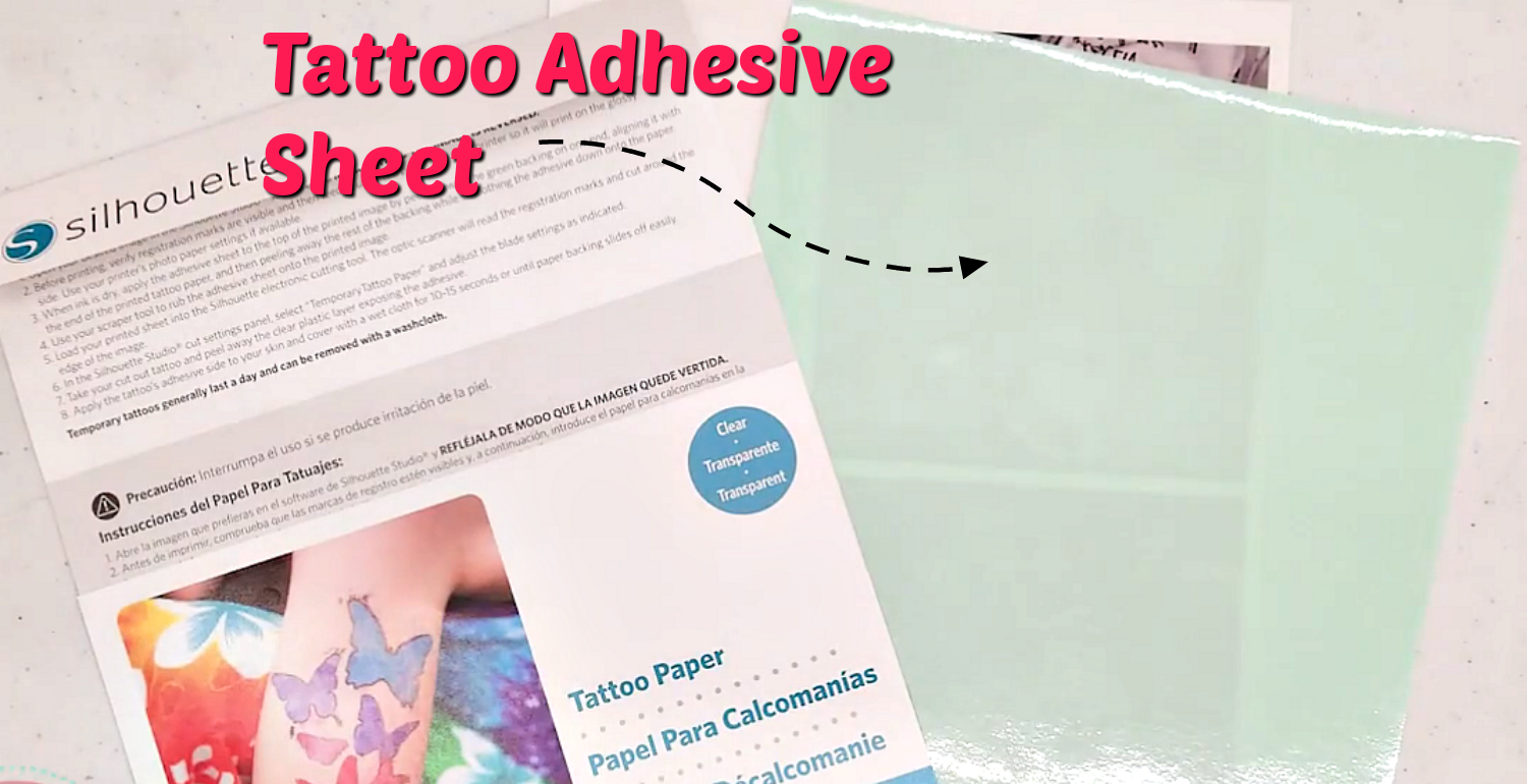 Silhouette Printable Temporary Tattoo Paper