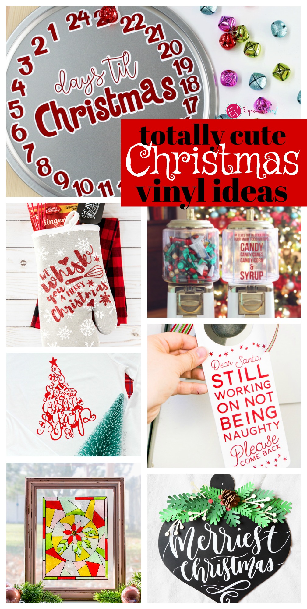 Download Christmas Vinyl Projects Expressions Vinyl PSD Mockup Templates