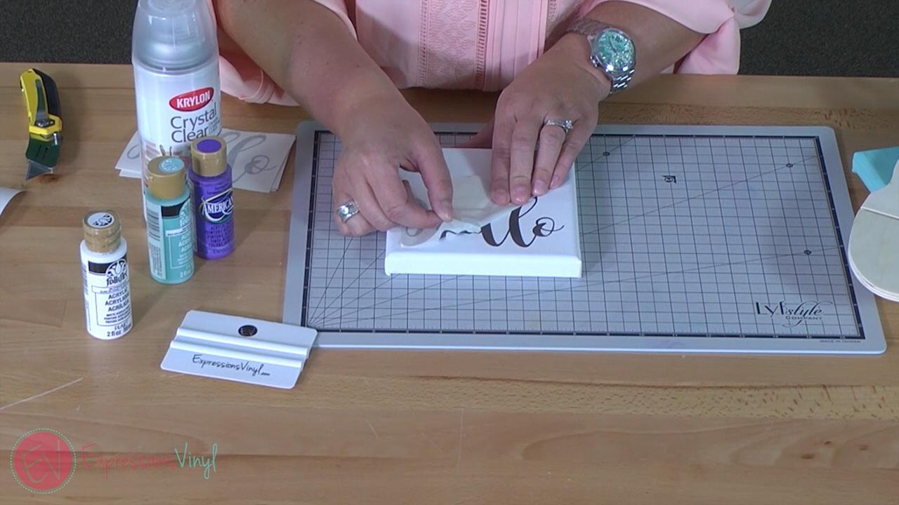 How to create a large vinyl wall decal with your Cricut! - Expressions Vinyl